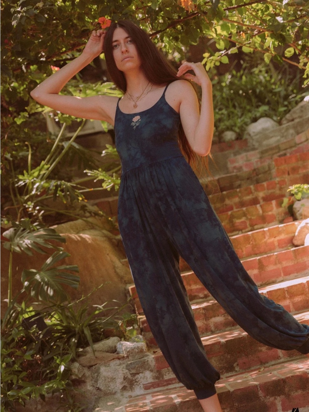 Purusha People’s Peony Camisole Jumpsuit